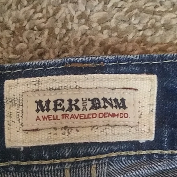 MEK DNM CUTOFF SHORTS - Picture 3 of 4